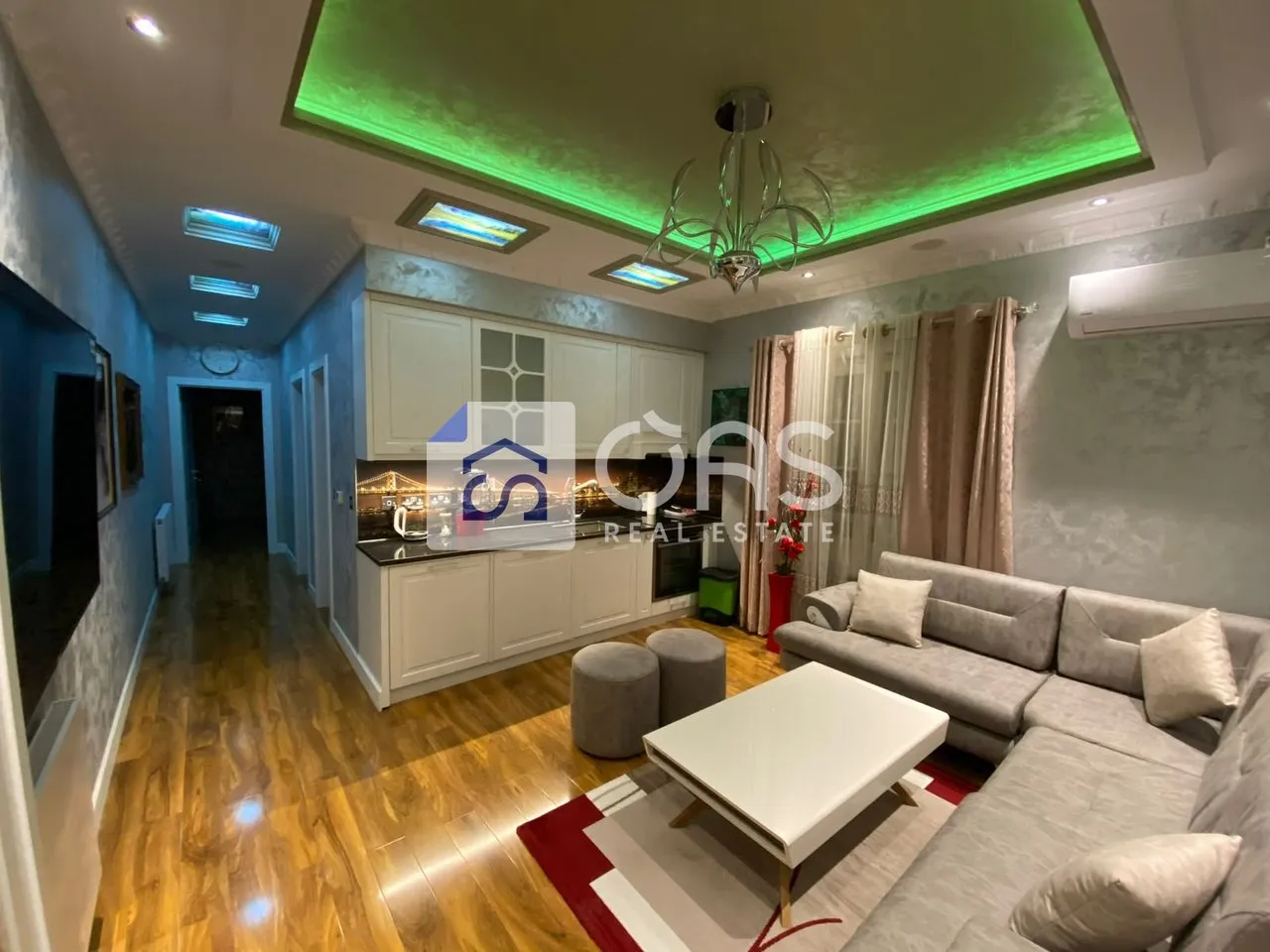 Apartament 2+1 me qera në Allias, Tiranë, 90 m². Foto 1 nga 7