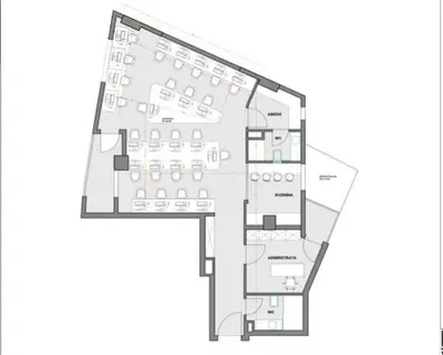 Zyrë me qera në Rruga e Barrikadave, Tiranë, 143 m². Foto 2 nga 9