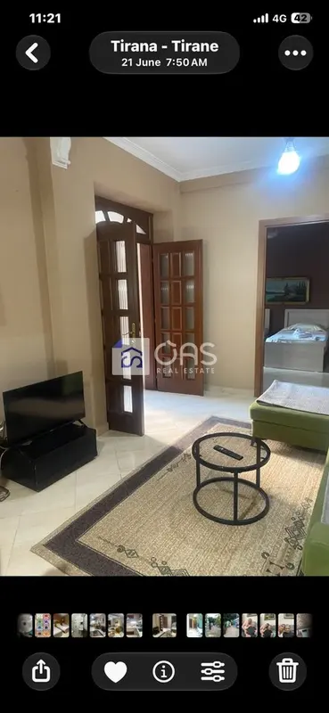 Appartamento 1+1 in affitto a Selvia, Tirana, 70 m²