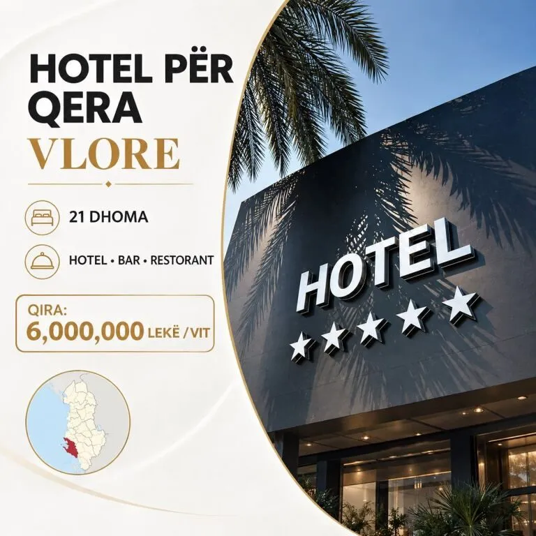 Lokal me qera në Bulevardi Ismail Qemali, Vlorë, 2 500 m². Foto 1 nga 4
