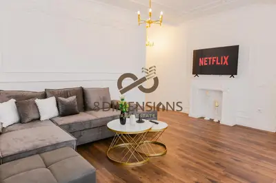 Apartament 1+1 me qera në Astir, Tiranë, 76 m². Foto 1 nga 12