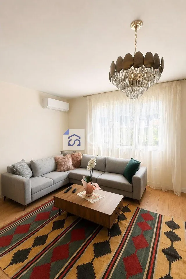 Apartament 2+1 me qera në Kodra e Priftit, Tiranë, 80 m². Foto 1 nga 8