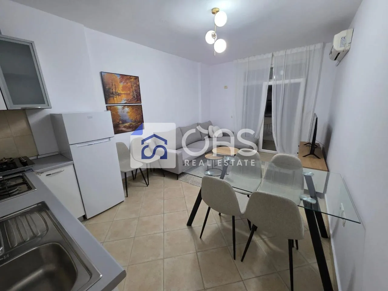 Apartment 1+1 for rent in Myslym Shyri, Tirana, 62 m². Photo 1 of 5