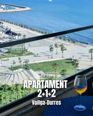 Apartment 2+1 for rent in Vollga, Durrës, 100 m². Photo 1 of 12