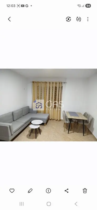 Apartment 1+1 for rent in Astir, Tirana, 63 m²