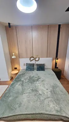 Apartament 1+1 me qera në Rezidenca Golden Tower, Tiranë, 72 m². Foto 7 nga 8