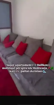 Appartamento 1+1 in affitto a Medreseja, Tirana, 70 m². Foto 3 di 4