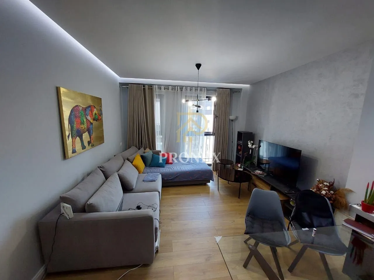 Apartment 1+1 for rent in Rruga e Kosovarëve, Tirana, 65 m². Photo 1 of 7