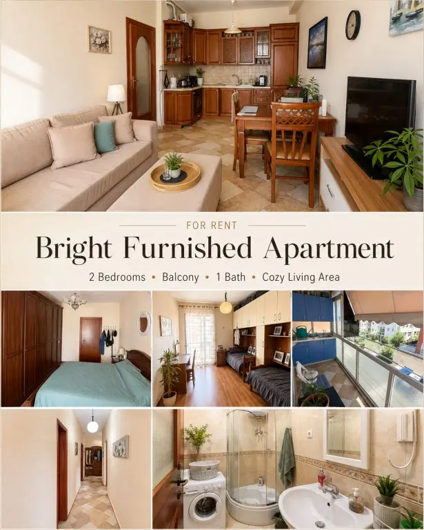 Appartamento 2+1 in affitto a Rruga Panorama, Tirana, 90 m²