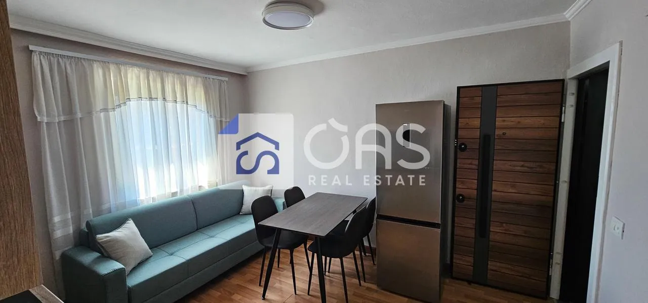 Apartament 1+1 me qera në Brryli, Tiranë, 60 m². Foto 1 nga 4