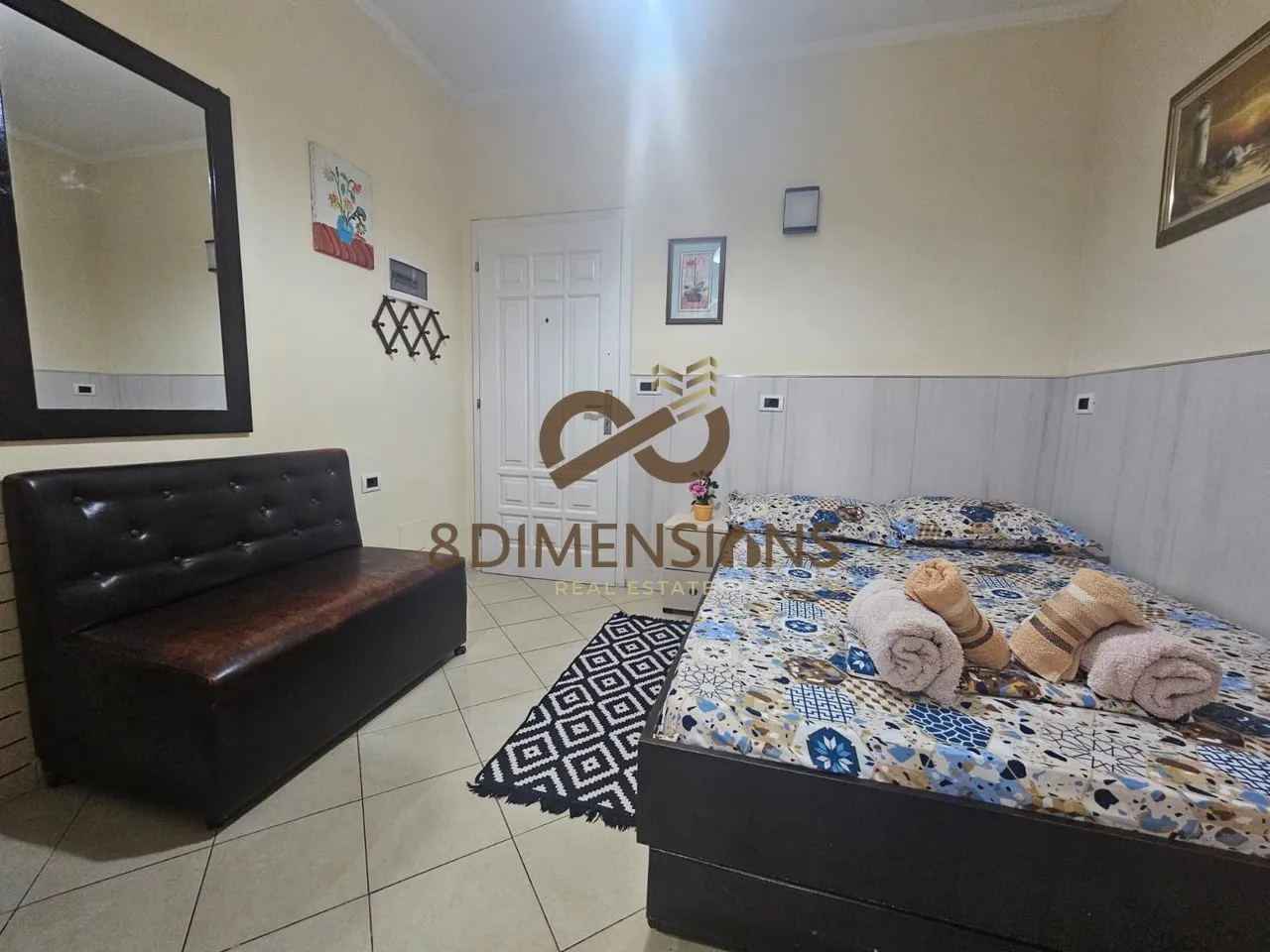 Garsoniere me qera në Bulevardi i Ri, Tiranë, 35 m². Foto 1 nga 7