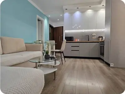 Apartament 1+1 me qera në Sheshi Willson, Tiranë, 60 m². Foto 3 nga 6