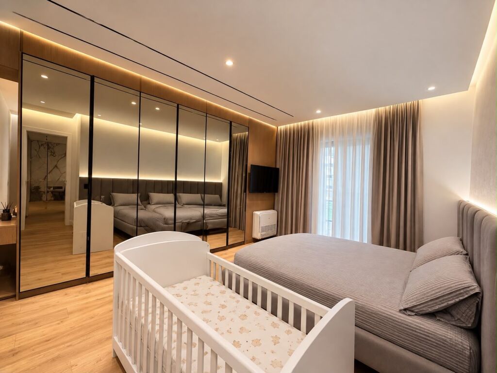 Apartament 2+1 me qera në Kompleksi Delijorgji, Tiranë, 130 m²
