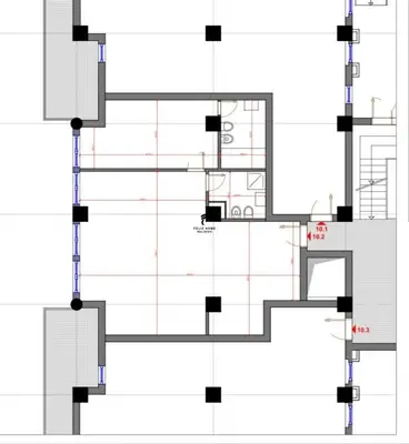 Zyrë me qera në Sheshi Skënderbej, Tiranë, 96 m². Foto 3 nga 7