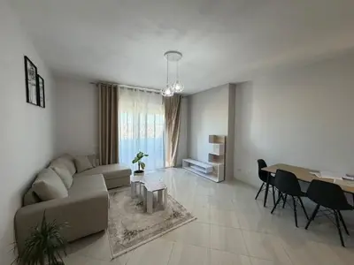 Apartament 1+1 me qera në Vala Park, Durrës, 63 m². Foto 1 nga 5