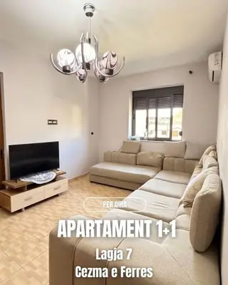 Apartment 1+1 for rent in Çezma e Ferrës, Durrës, 50 m². Photo 1 of 6