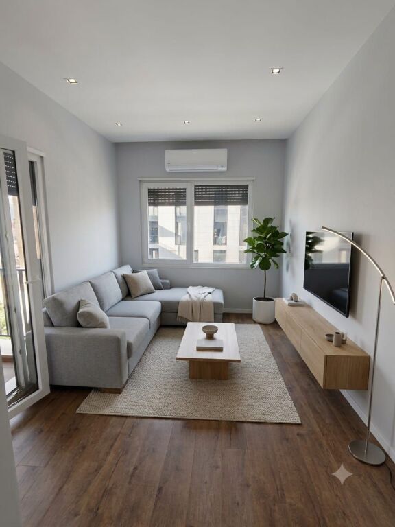 Apartament 1+1 me qera në Yzberisht, Tiranë, 75 m². Foto 1 nga 3