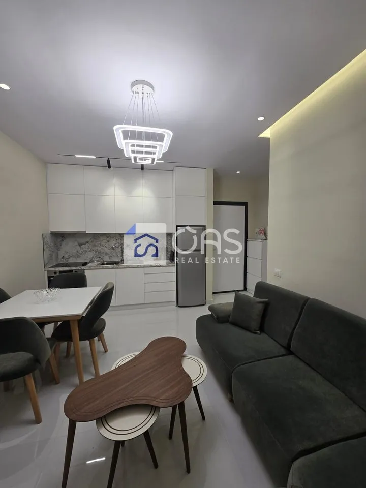 Apartament 1+1 me qera në Univers City, Tiranë, 60 m². Foto 1 nga 12