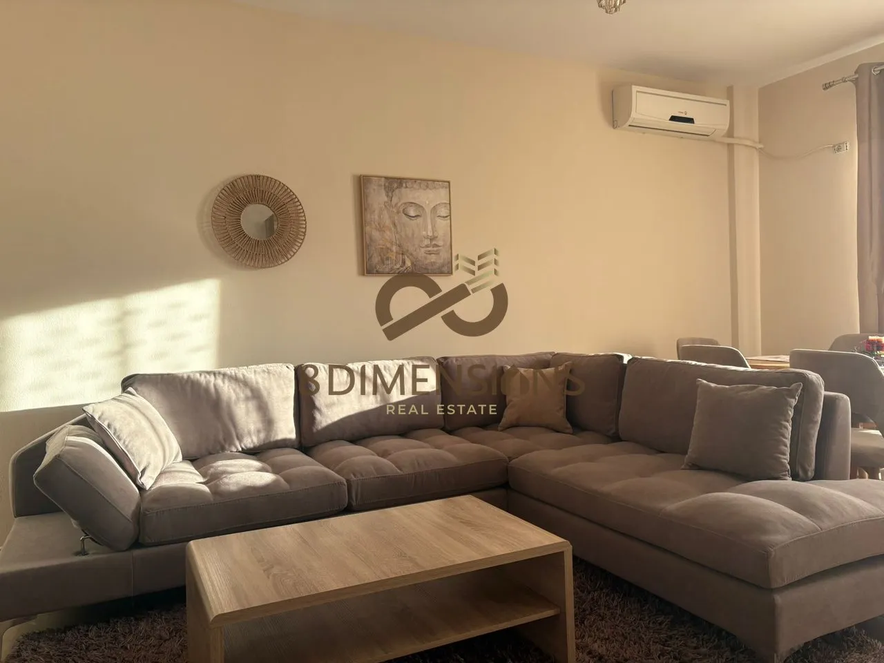 Apartament 2+1 me qera në Rruga e Elbasanit, Tiranë, 90 m². Foto 1 nga 12