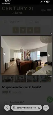 Apartament 1+1 me qera në Currila, Durrës, 80 m². Foto 6 nga 9